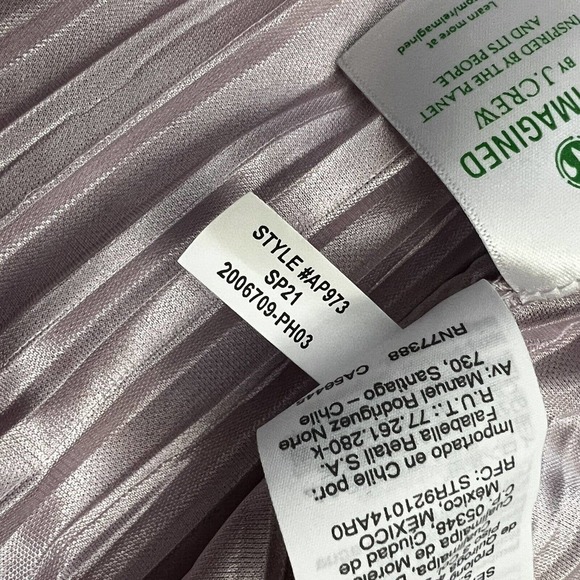 NWT J. Crew Crewcuts Girl Blue Knit Long Sleeve Metallic Rainbow Dress AP973 16 - Picture 7 of 8